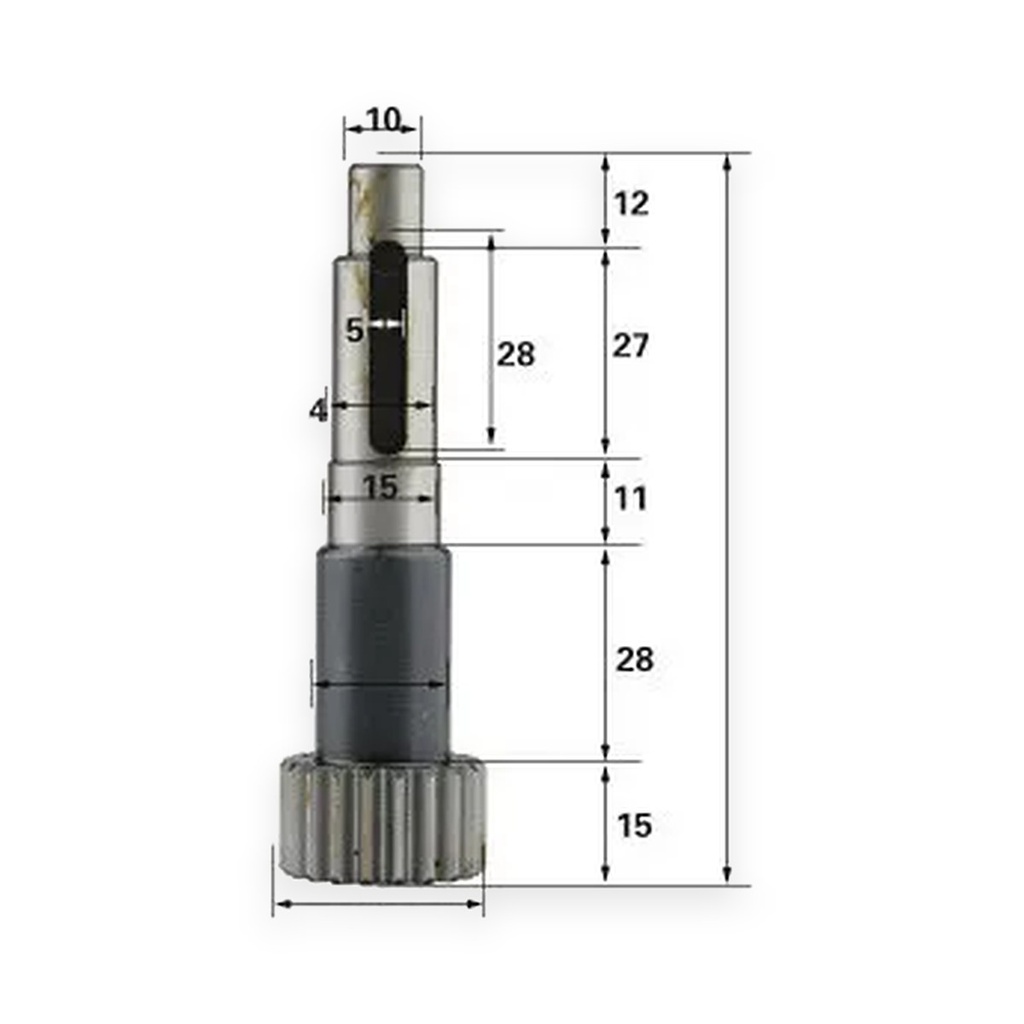 CNC Helical Pinion Shaft for Gearbox
