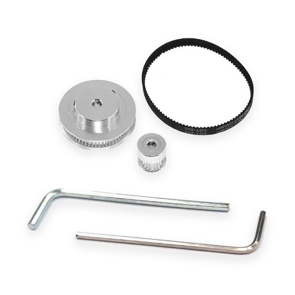 2GT Belt + Pulley Set, 6mm