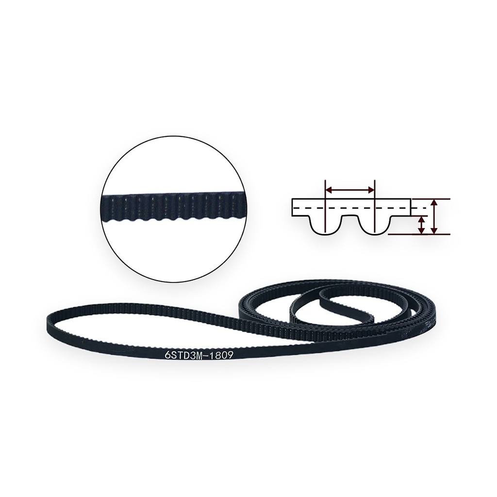 PU Steel-Cord S3M Joined Timing Belt