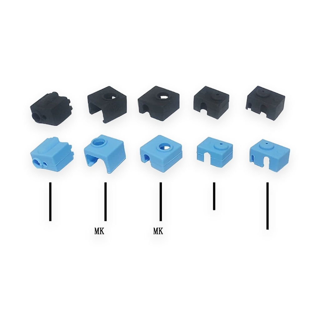 Heater Block Silicone Sock (MK8 / MK9 / MK10 / V6)