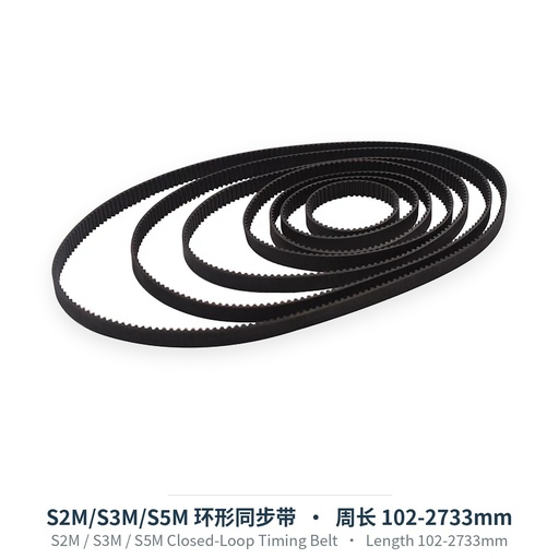 S2M / S3M / S5M Closed-Loop Timing Belt