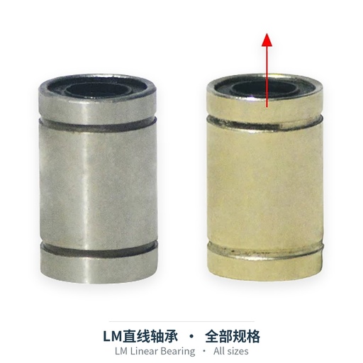 LM Linear Bearing (Standard / Long / Open / Adjustable)