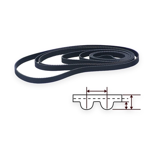 2GT Closed-Loop Belt Set, 6mm