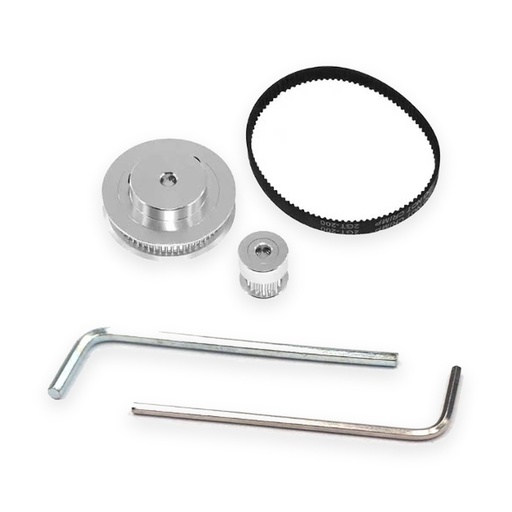 2GT Belt + Pulley Set, 6mm