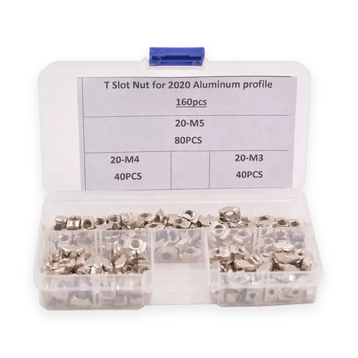 EU 2020 T-Slot Boat Nut Set