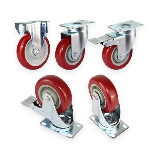 Quiet PU Swivel Caster (Medium / Heavy)