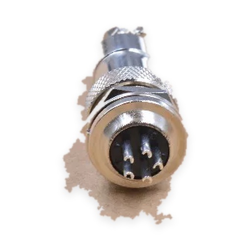 [EG-014] M12 Panel-Mount Aviation Connector 5-Pin