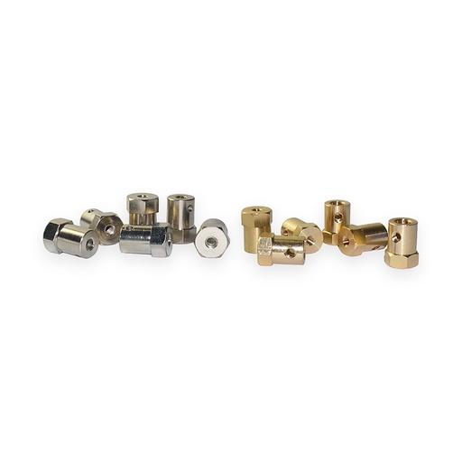 Brass Hex Coupling OD 12 L 18