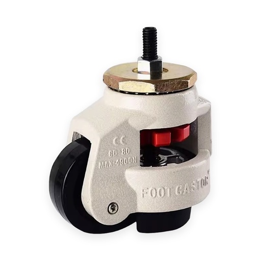 Castor with Leveling Foot